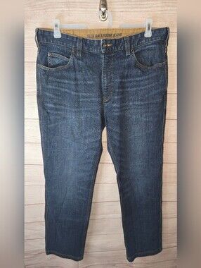 Duluth Trading Co Flex Ballroom Relaxed Fit Jeans Size 38x34